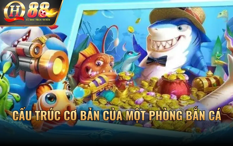 Cấu trúc cơ bản của một phòng bắn cá